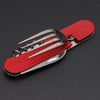 4 in 1 Folding Stainless Steel Spoon Fork Knife Utensils