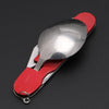 4 in 1 Folding Stainless Steel Spoon Fork Knife Utensils